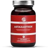 QIDOSHA® Astaxanthin 12 mg aus EU-Rohstoffen & Olivenöl, 90 Stk/Glas, 12mg...