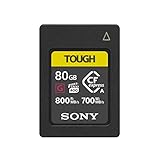Sony CEA-G80T Compact Flash Express Speicherkarte (80GB, Typ A, 800 MB/s Lesen,...