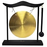 Goodyouge Gong mit Schlägel Klein Wind Gong Messing Desktop Gong Tam Tam Gong...