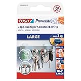 tesa Powerstrips Large - Doppelseitige Klebestreifen zur Montage von Gegenständen auf...