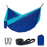 Hängematte Outdoor Ultraleicht mit Seilabdeckungen, Reise Hängematte Ultraleicht...