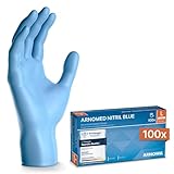 ARNOMED Nitril Einweghandschuhe 100 Stück/Box, L, puderfreie & latexfreie...