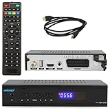 Ankaro 2100 DSR HD Sat Receiver mit PVR Aufnahmefunktion für Satellitenschüssel, AAC-LC...