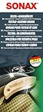 SONAX Textil+LederBürste (1 Stück) Trocken- und Feuchtreinigung von Textilien...