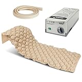 Pulox Antidekubitusmatratze ADM-130 - Wechseldruckauflage mit Pumpe - Geräuscharm (20 db)...
