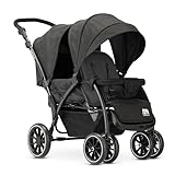 Deryan Elena Duo Tandem für Kinder – Doppelduett mit 5-Punkt-Gurtsystem und verstellbar...