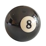 Teekerwan Billard #8 Ball Standard Größe 2-1/4, 16 Billard Bälle, Schwarz, 1 Set, 1...