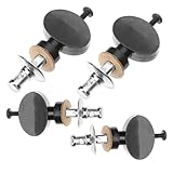 TOYANDONA 4 Stück Ukulele Stimmwirbel Schwarze Saiten tuning pegs mit Schrauben Ersatz...