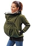 Be Mama - Maternity & Baby wear wasserdichte All-Weather 3in1 - Tragejacke &...