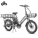 Fafrees FF20 CUV Familie Elektro Fahrrad 20 Zoll, Damen E Bike Herren 25km/h Pedelec, 12Ah...