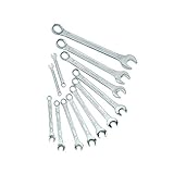 Brüder Mannesmann Gabel-Ringschlüsselsatz, 6-22 mm, Chrom-Vanadium, 12-teilig...