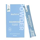 D-Mannose Pulver mit Cranberry, L-Methionin und Hagebutte Extrakt - rein pflanzlich von...