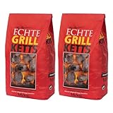 Premium Grillketts Holzkohlewerk Lüneburg - Holzkohlebriketts Grillbriketts, Holzkohle,...