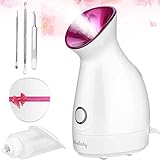 Gesichtssauna Gesichtsdampfer Gesicht Dampf, Wolady Professional Nano Ionic Dampfgerät,...