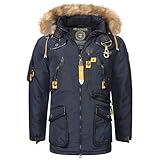 Geographical Norway Herren Winter Parka Agaros Navy- 3XL