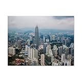 1000 Teile Puzzle Für Erwachsene Und Kinder，Blick über Kuala Lumpur，Stressabbau...