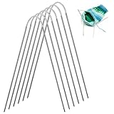SPOKKI 6 Metall Rundstricknadeln 2,5 mm, 21 cm Lang Edelstahl Praktische Stricknadeln für...
