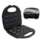 Nussbäcker Waffeleisen , Nussmacker Backautomat für 12 knusprige Teigschalen,...