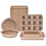 Proigtz Backblech-Set, 6-teiliges Backset, antihaftbeschichtet, stapelbar, Karbonstahl,...