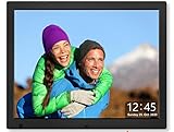 Cytem 15 Zoll Digitaler Bilderrahmen | KEIN WiFi, nur für USB und SD-Karte | 4:3 HD-IPS...