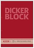 Brunnen 1052786 Briefblock / Schreibblock / Der dicke Block (A4, blanko, 100 Blatt,...