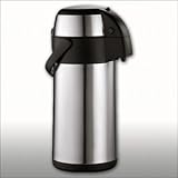 Edelstahl Airpot Pumpkanne Isolierkanne - Thermoskanne 3 Liter by ZHG
