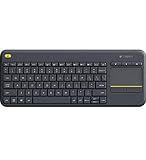 Logitech K400 Plus Kabellose TV-Tastatur mit Touchpad, 2.4 GHz Verbindung via...