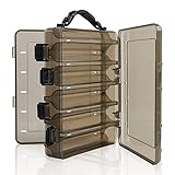 Realure Doppelseitig Köderbox Angeln mit Tragegriff, 4.5x17x20cm Klein...