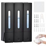 Seifenspender Wandbefestigung 400ml, Duschgelspender für Dusche Ohne Bohren, Shampoo und...