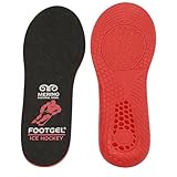 Footgel Eishockey Einlegesohlen für Schlittschuhe - Gel-Dämpfung & Komfort -...