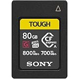 Sony CEA-G80T Compact Flash Express Speicherkarte (80GB, Typ A, 800 MB/s Lesen,...