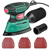 HYCHIKA 140W Deltaschleifer, 13000 OPM Multischleifer Effiziente Staubabsaugung,...