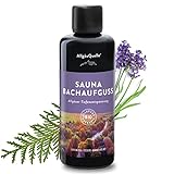 AllgäuQuelle® Saunaaufguss mit 100% BIO-Öle Tiefenentspannung Lavendel Zeder Mandarine...