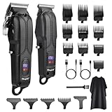 CkeyiN Pro Haarschneidemaschine Profi, Elektrische Barttrimmer Herren mit LED-Anzeige,...