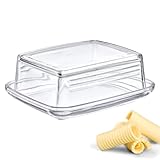 Westmark Butterdose, Dekorativ, Länge: 14,3 cm, Glas, Transparent, 20852260