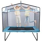 VEVOR Trampoline für Kinder, Indoor-/Outdoor-Kleinkindtrampoline, 175 x 126 x 165 cm...
