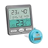 TFA Dostmann Venice Poolthermometer, 30.3056.10, zur Überwachung der Wassertemperatur in...