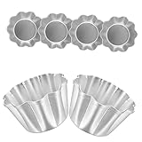 Cabilock 6St Kuchenform Brioche Backgeschirr Waffel Fritteuse Brot schokoladenform pudding...
