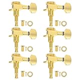 JOINPAYA 1 Satz Saiten Gitarren Stimmgeräte Locking Tuner Bass Stimmwirbel Stimmgeräte...