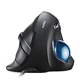 Nulea Kabelgebundene Trackball-Maus für große Hand, vertikale ergonomische...