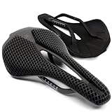 IMPALAPRO 3D Gedruckter Fahrradsattel aus Vollcarbon 180g 250x140mm – Ultraleichter un...