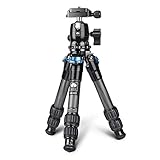 SIRUI AM223 Mini Stativ Kamera, Carbonstativ Reisestativ Tischstativ Tripod mit 360°...