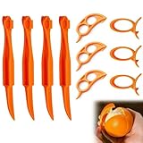 10-Teiliges Orangenschäler-Set, Runde Orangenschäler, Pomelo-Schäler aus...