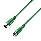 Adam Hall Cables 3 STAR MIDI 0075 GRN Midikabel 5-Pol | 0.75 m