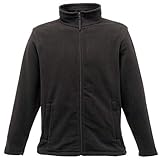 Regatta Vollreißverschluss-Microfleece-Jacke für Herren Größe L Schwarz