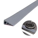 Türschwellenrampen, 100x6.5x2.5CM Schwellenrampe, PVC Rollstuhlrampe,...