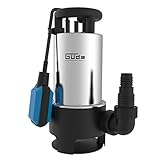 Güde Schmutzwassertauchpumpe GS 1103 PI (1100 W, Fördervolumen: 20.000 l/h, max....