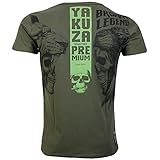 Yakuza Premium Herren T-Shirt 3416 Olive grün XL