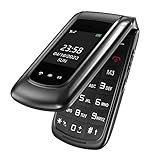uleway Seniorenhandy Klapphandy ohne Vertrag,GSM Großtasten Mobiltelefon SOS...