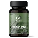 edubily nutrition® Olivenblatt-Extrakt Kapseln • Reich an Polyphenolen • Pro Kapsel...
